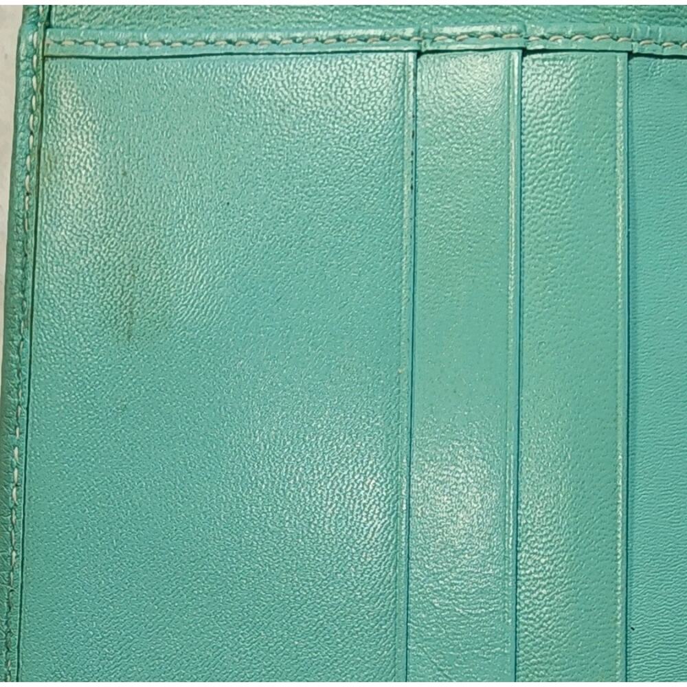 Tiffany & Company Vintage Blue Turn Lock Wallet - Picture 14 of 16